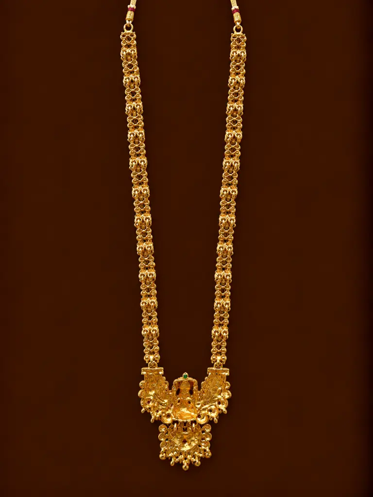 Ornate Gold Temple Necklace on Brown(2).webp