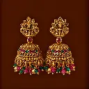 Traditional Gold Jhumka Earrings.webp