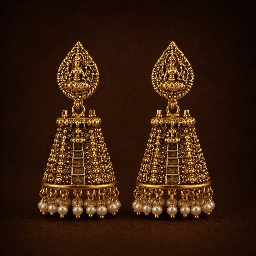 Temple jhumka