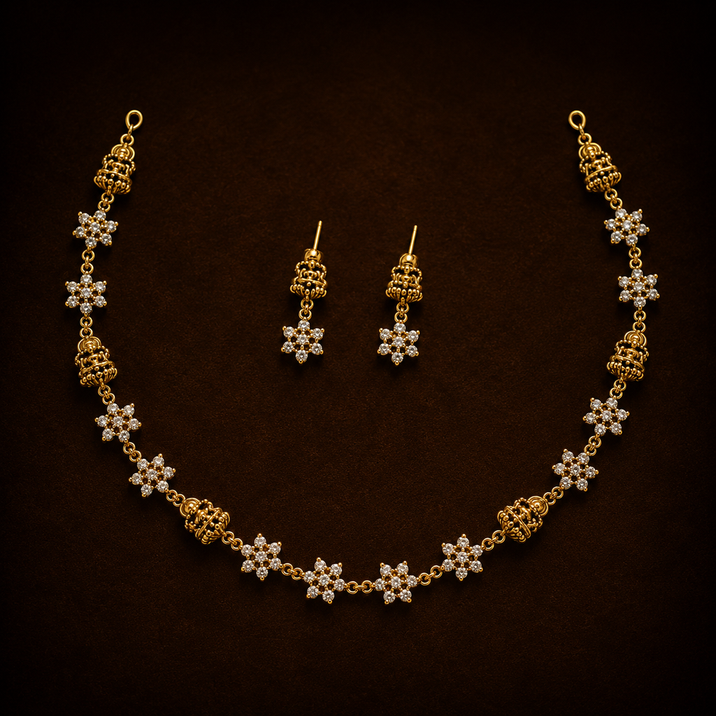Lakshmi motif choker