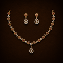 Ruby stone necklace