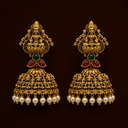 Classic Lakshmi Pearl Drop Jhumka