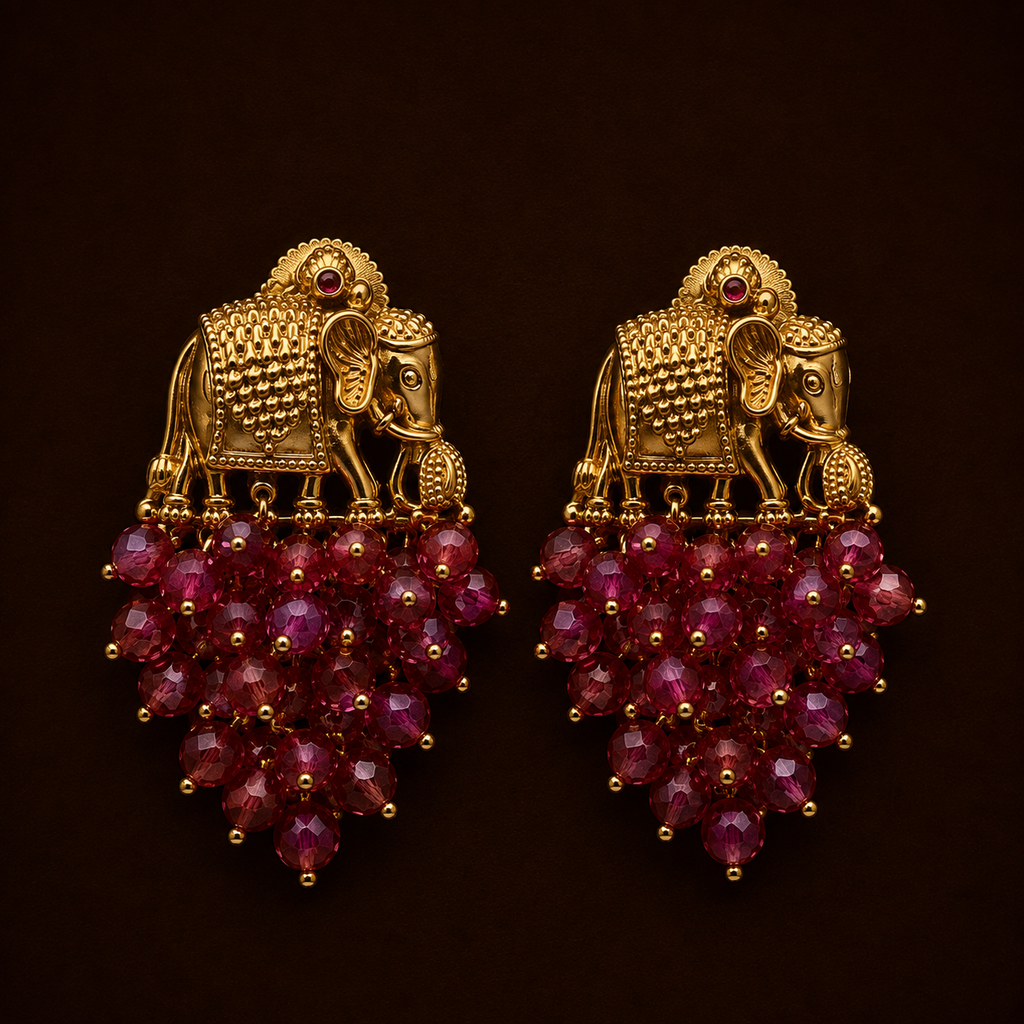 Elephant motif drops
