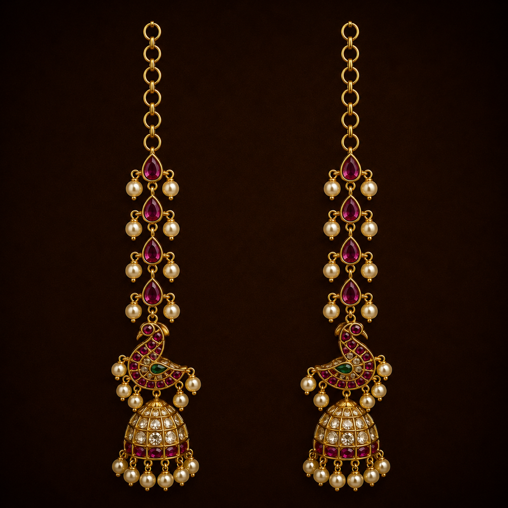 Classique peacock maati chain