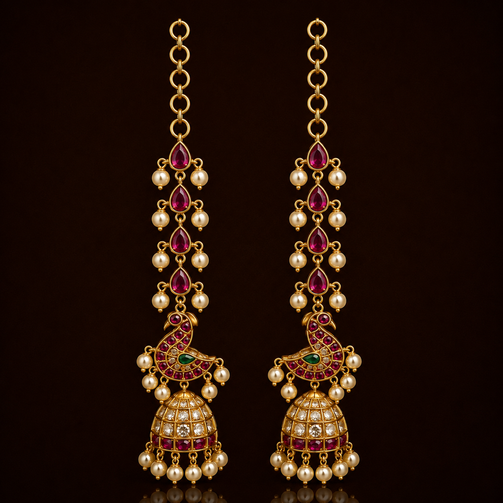 Classique peacock maati chain