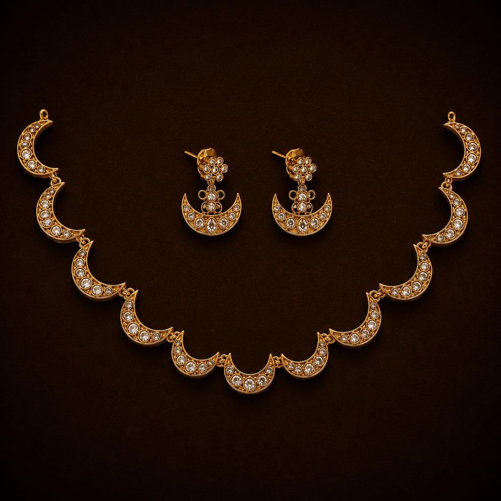 Crescent moon necklace