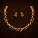 Elephant motif neckchain