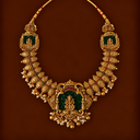 Antique Mantapa Motif Necklace Set - SH05